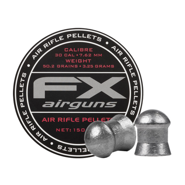 FX Airguns .30 Cal,50.15 gr, Domed-150 cts