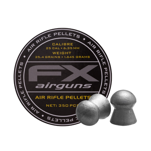 FX Airguns .25 Cal,25.39 gr, Domed-350 cts