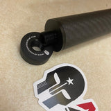 Carbon Fiber Barrel Cover with End Cap 1/2x20 Adaptor for AEA HP SS Plus(10" Barrel)