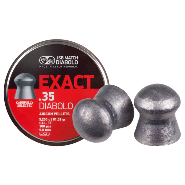 JSB Diabolo Exact .35 Cal,81.02 gr, Domed-100 cts