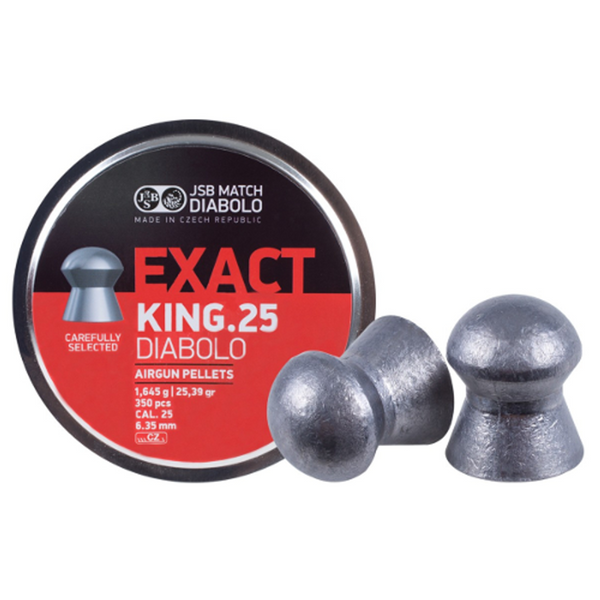 JSB Diabolo Exact King .25 Cal, 25.39 gr, Domed-350 cts