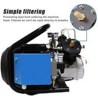 4500psi/300 Bar High Pressure Air Compressor 110V / 60Hz
