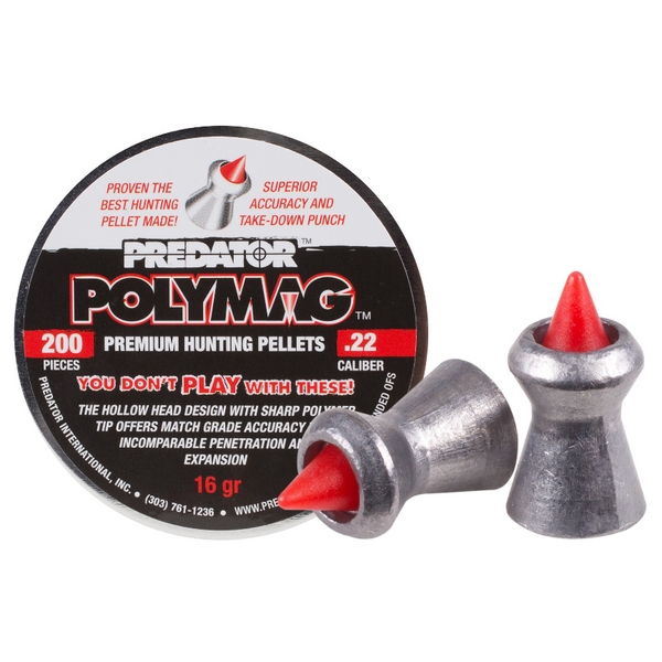 Predator Polymag .22 Cal, 16 gr - 200 ct