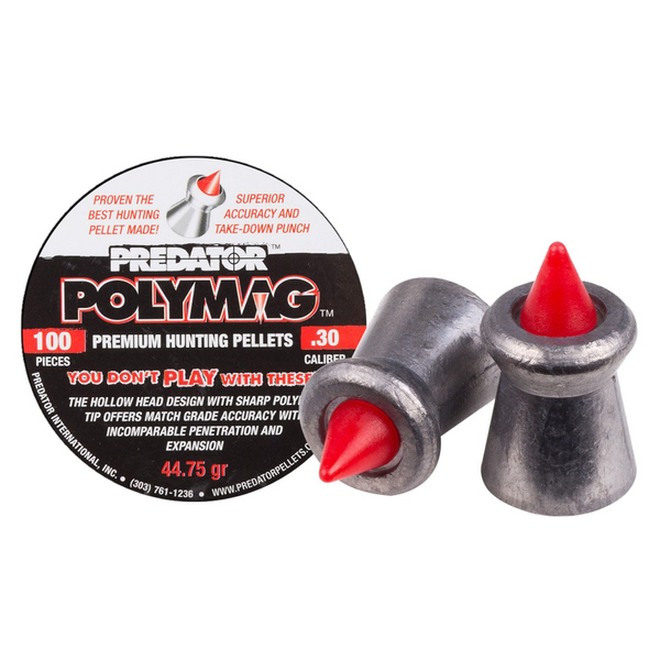 Predator Polymag .30 Cal, 44.75 gr - 100 ct