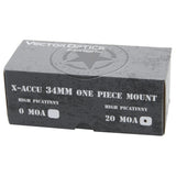Vector Optics 34 mm X-Accu 20MOA High Picatinny One Piece Mount(SCTM-58)